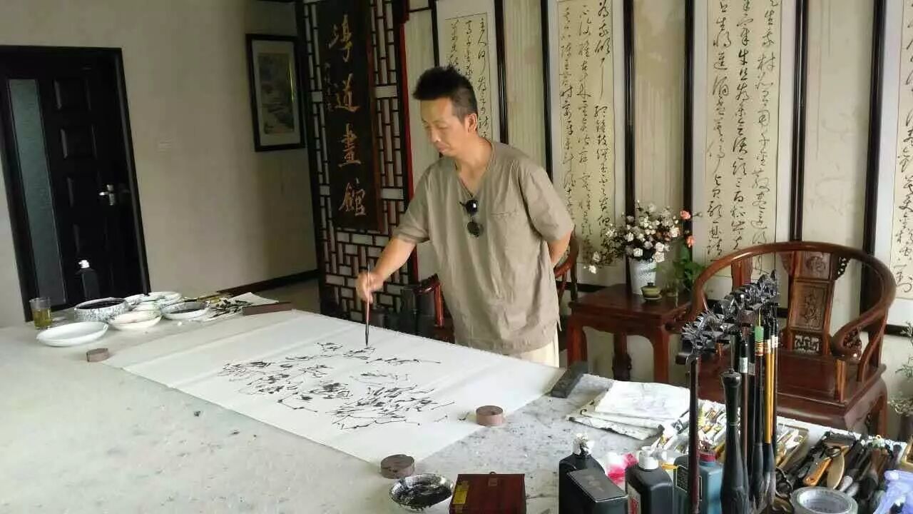 书画社活动