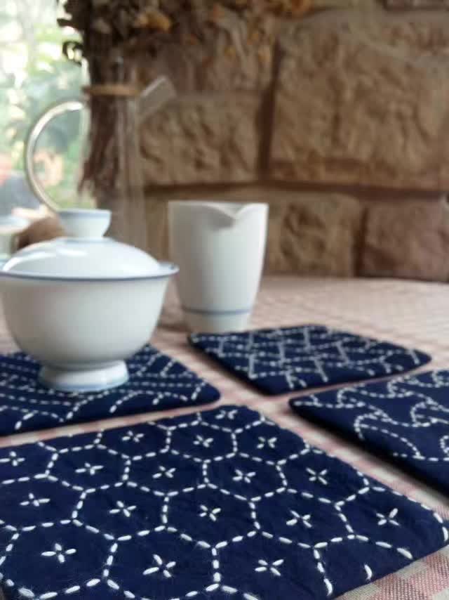 刺子绣抱枕