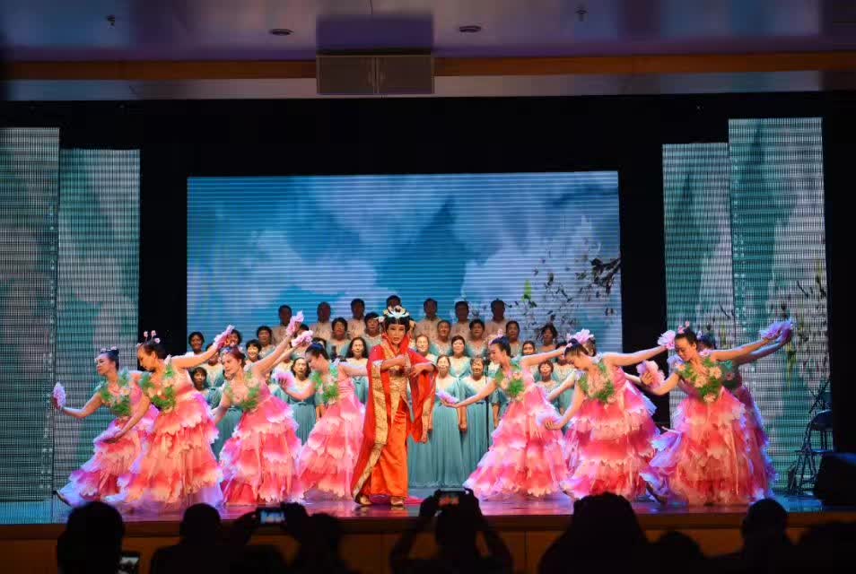 果岭艺术团在河南艺术中心演出